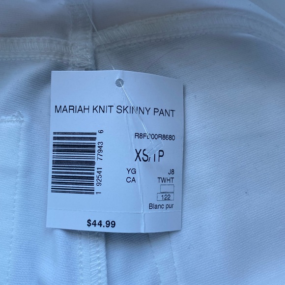 (2 for $25) Guess Mariah knit skinny pants white - Picture 7 of 9